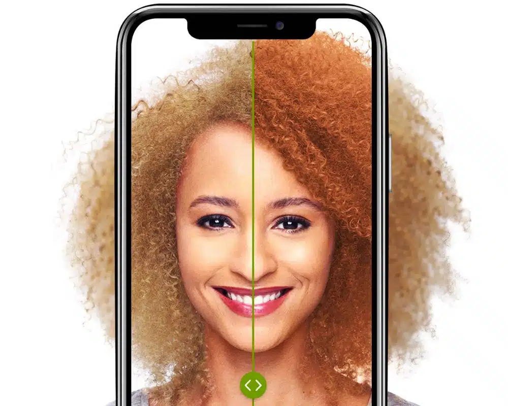 aplicativo para mudar a cor do cabelo